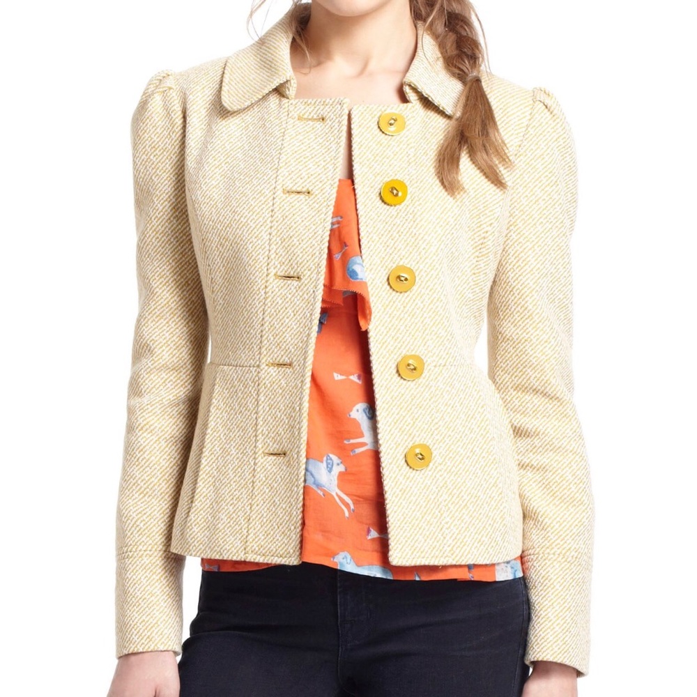 NWT Tabitha Flecked Peplum Jacket size 0